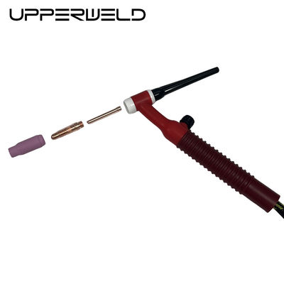 Torche de soudage professionnelle UPPERWELD WP26FV TIG avec longueur de câble de 8 m et type de gaz Tig