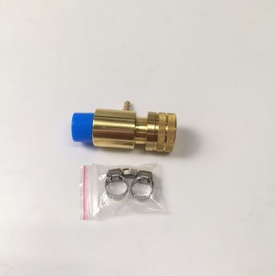 "-20 dents fil gauche supérieur solide cuivre régulateur d'oxygène soupape de réservoir N.W. 223.6g