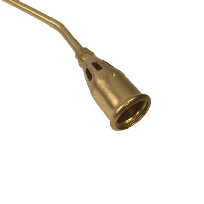 Conception brûleur de mauvaises herbes portable haut lampe de chauffage en laiton amovible aux deux extrémités 1,488kg