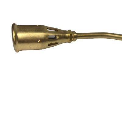 Conception brûleur de mauvaises herbes portable haut lampe de chauffage en laiton amovible aux deux extrémités 1,488kg