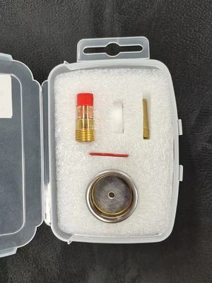 Conception légère UPPERWELD WP17/18/26 54NQCN 16 Kit de buse en verre transparent 2.4 pour le soudage TIG