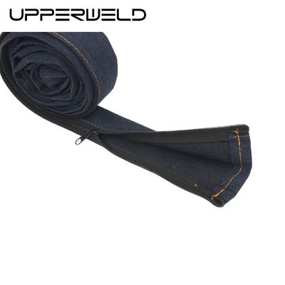 Couverture de câble de torche de soudage durable à fermeture à glissière de style veste de cow-boy Protecteur pour torche à arc de gaz