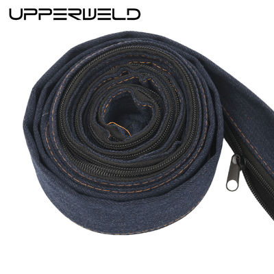Couverture de câble de torche de soudage durable à fermeture à glissière de style veste de cow-boy Protecteur pour torche à arc de gaz