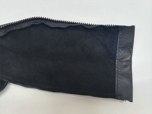 Couverture de câble à torche de soudage durable de style veste en cuir caractéristique du matériau résistant à la chaleur