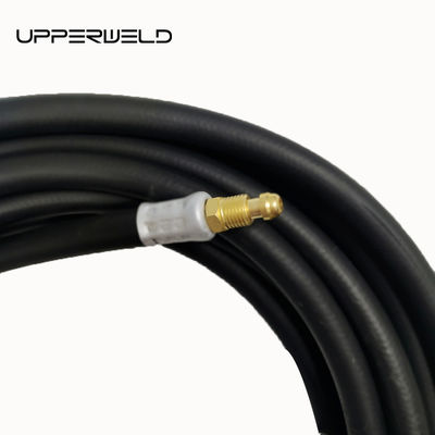 Cable d'alimentation tuyau en caoutchouc refroidi à l'air consommables de soudage TIG pour WP17 Torche en noir