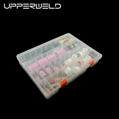 Lentille de soudage OEM 66PCS TIG accessoires Jumbo Buse en céramique Lentille à gaz TIG pièces détachées