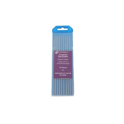 Tungstène Rod WL20 Bleu 2% Lanthanated TIG 1/16 3/32 1/8 pouces x 7 pour le support personnalisé