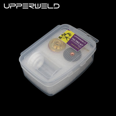 WP17 18 26 Tig Accessoires de lampe de soudage Kit de buse en verre à face droite pour tig