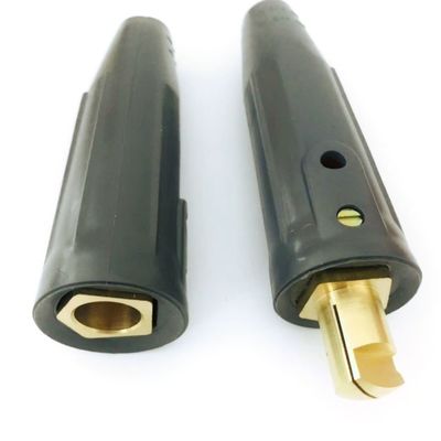Noir US70 connecteur de câble soudage kit porte-câble adaptateur mâle femelle pour les consommables de soudage métal