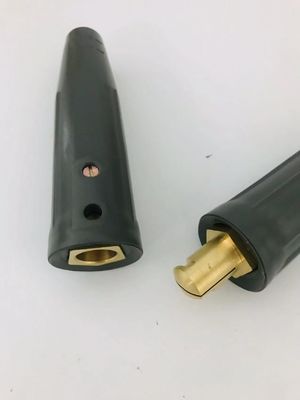 Noir US70 connecteur de câble soudage kit porte-câble adaptateur mâle femelle pour les consommables de soudage métal