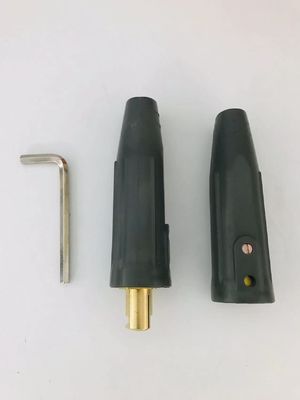 Noir US70 connecteur de câble soudage kit porte-câble adaptateur mâle femelle pour les consommables de soudage métal