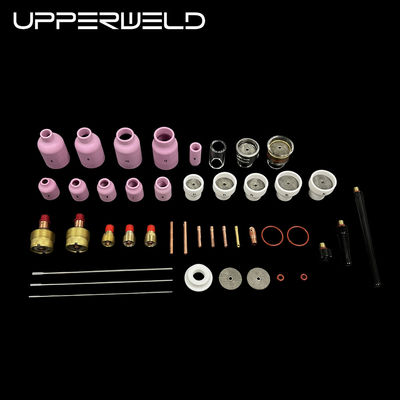 57PCS TIG accessoires de la torche de soudage grosse buse en céramique TIG pièces détachées en rose