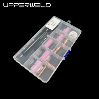 Accessoires de torches de soudage rose 16PCS TIG pour les buses en céramique de longue durée de la série 13N
