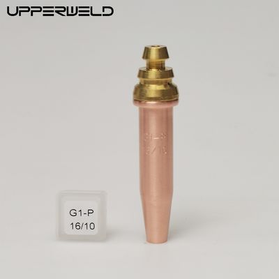 Taille de la buse de coupe du gaz Propane acétylène pointe de coupe oxygène pour UPPERWELD G1-P 16/10