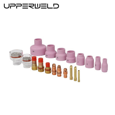 14pc Kit d'accessoires de soudage TIG pour le monde supérieur WP9 WP 17 18 26 Meilleure visibilité du soudage