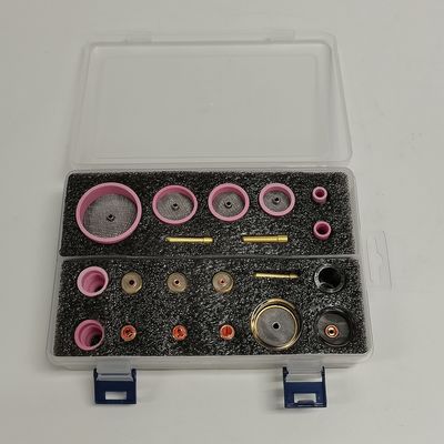 14pc Kit d'accessoires de soudage TIG pour le monde supérieur WP9 WP 17 18 26 Meilleure visibilité du soudage