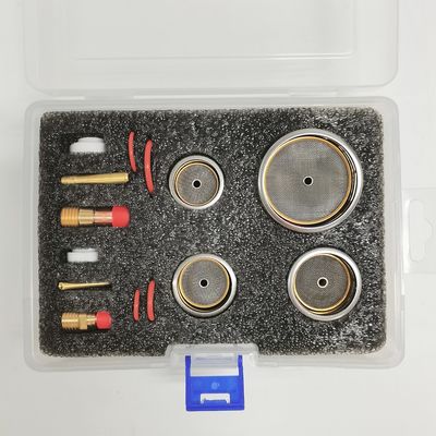 TIG accessoires de soudage 26pc Kit Lentille à gaz pour WP9 20 WP 17 18 26 TIG Clear Champagne Nozzle