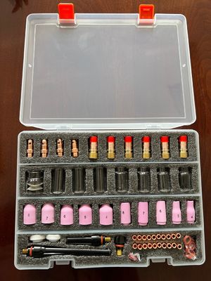 Ensemble de torches de soudage TIG avancées avec tasse en céramique et buse transparente 17 18 26 74 kits