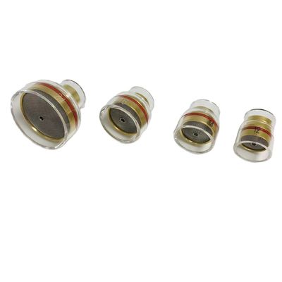 TIG accessoires Champagne Douille transparente avec paquet d'écran pour des résultats de soudage précis