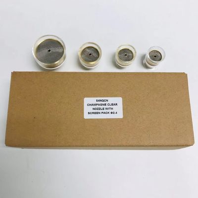 TIG accessoires Champagne Douille transparente avec paquet d'écran pour des résultats de soudage précis