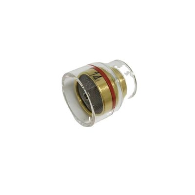 TIG accessoires Champagne Douille transparente avec paquet d'écran pour des résultats de soudage précis