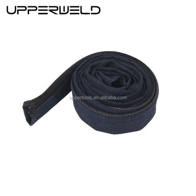 Couverture de câble de torche de soudage TIG de 4 m avec veste fermeture à glissière cow-boy style bleu