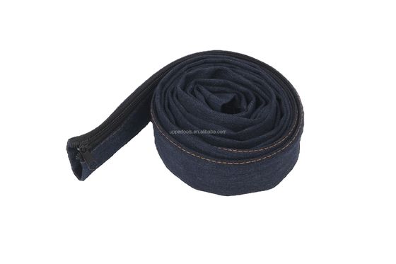 Couverture de câble de torche de soudage TIG de 4 m avec veste fermeture à glissière cow-boy style bleu