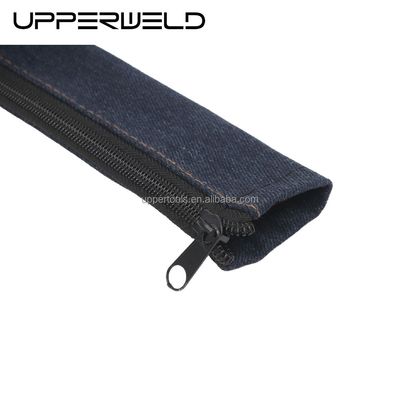 Couverture de câble de torche de soudage TIG de 4 m avec veste fermeture à glissière cow-boy style bleu