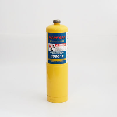 Bouteille de gaz de propane et d'oxygène 0,5 kg Construction en acier pour une manipulation sans effort