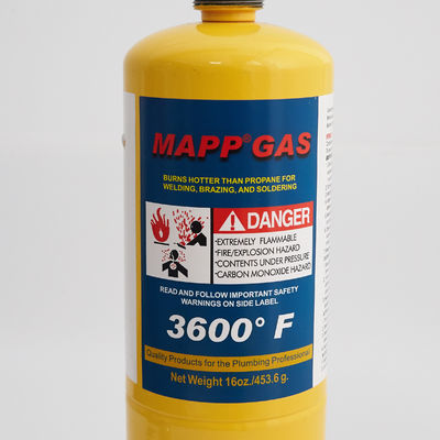 Bouteille de gaz de propane et d'oxygène 0,5 kg Construction en acier pour une manipulation sans effort