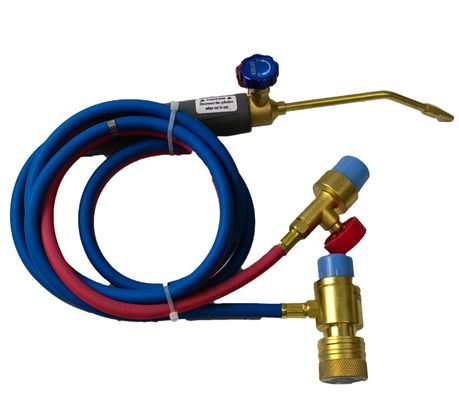 Kit de lampe à oxygène avec lunettes de sécurité Cylindre portable de 1,5 m Twin Hose Mapp Set de lampe