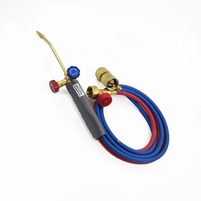 Kit de lampe à oxygène avec lunettes de sécurité Cylindre portable de 1,5 m Twin Hose Mapp Set de lampe